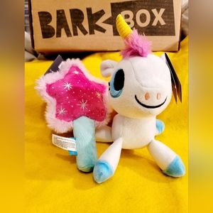 Bark Box Fairy Tails Dog toys-Wizzard Wand & Bob the Barking Unicorn